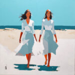 MATIN BLANC 80X80 ACRYL