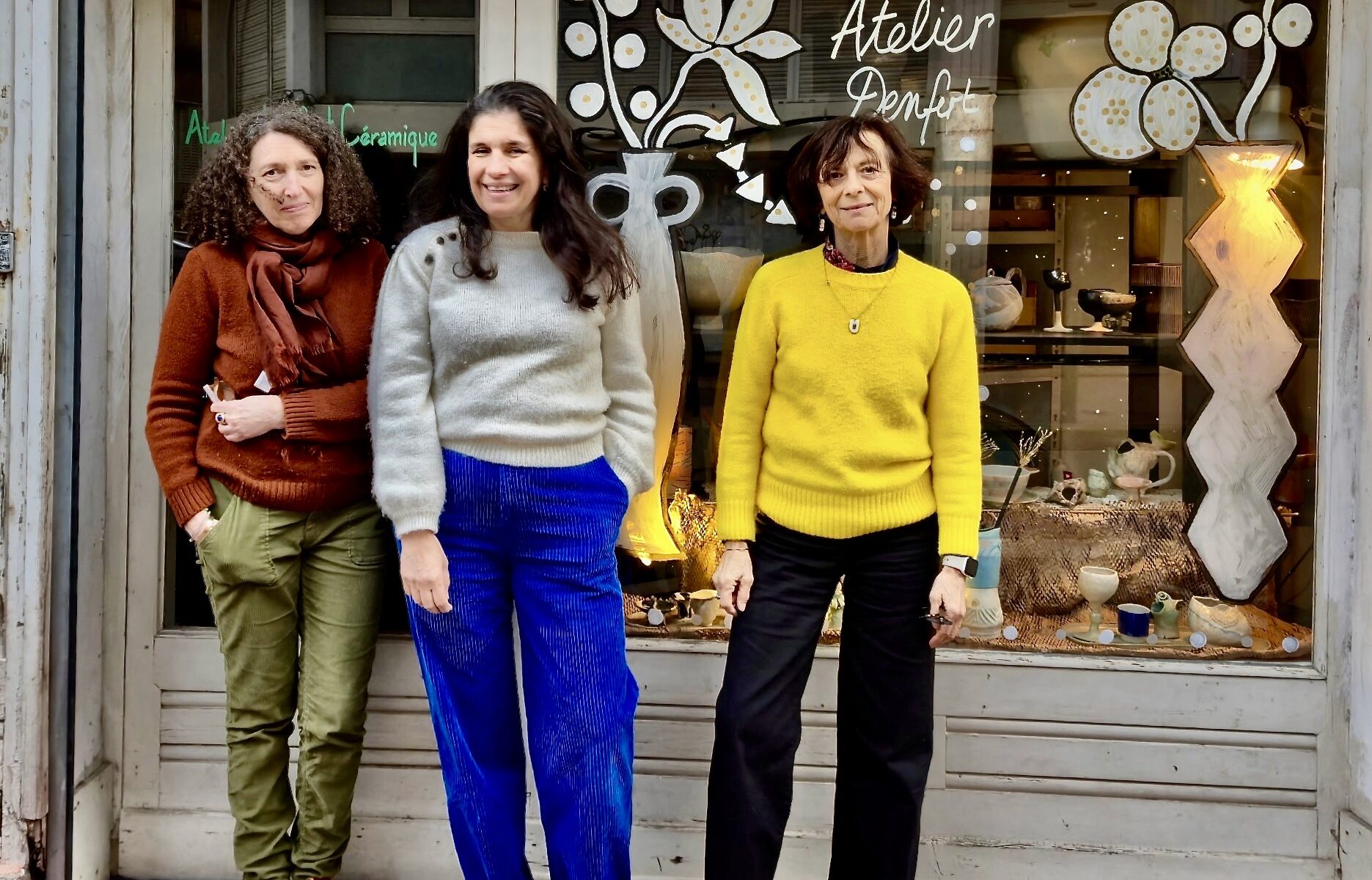 Anne, Muriel et Florence